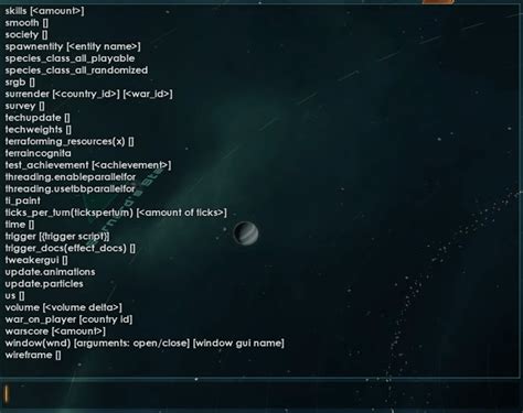 stellaris commands|Stellaris Commands Database .